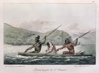 Boot aus dem Hafen von San Francisco, aus 